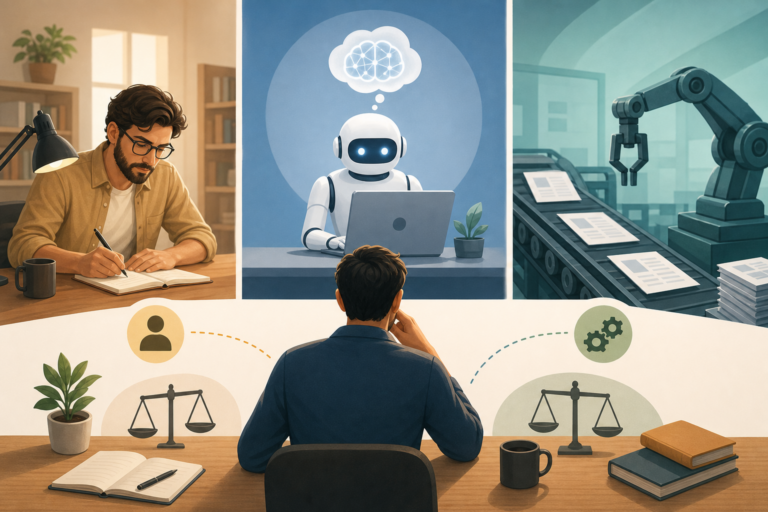 Copywriter o AI per articoli SEO: confronto tra persona e strumento di intelligenza artificiale