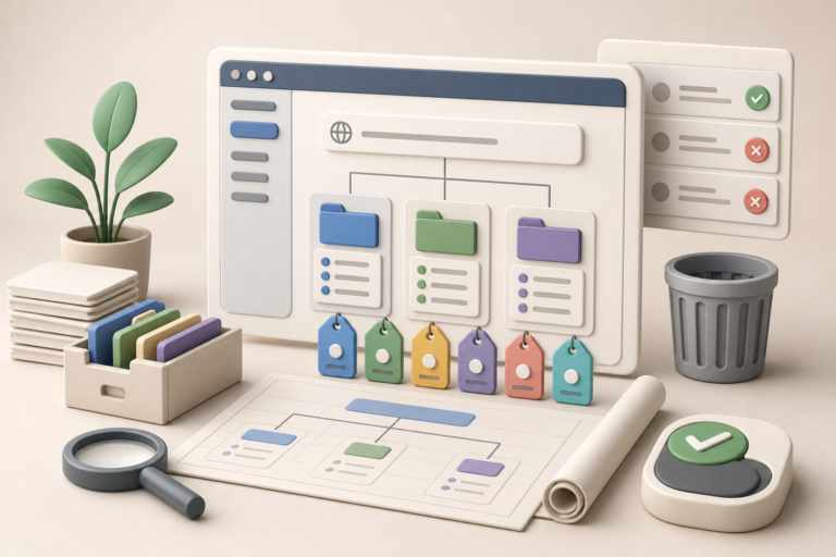 SEO WordPress categorie e tag: struttura ordinata di un blog