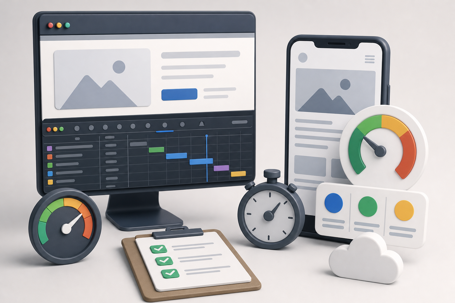 Verifica della velocità di un tema WordPress SEO friendly con PageSpeed Insights su mobile